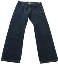 Levi’s Men&#39;s Casual 539 Vintage Straight Fit Blue Denim Jeans W 33 L 30 - £20.67 GBP