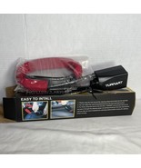 Steering Wheel Lock Anti Theft Car Device Into Seat Belt Red Fits Most A... - $68.36 CAD