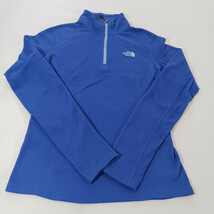 The North Face A7YP Women&#39;s Glacier 1/4 Zip Fleece Pullover Blue Shirt S... - $19.59
