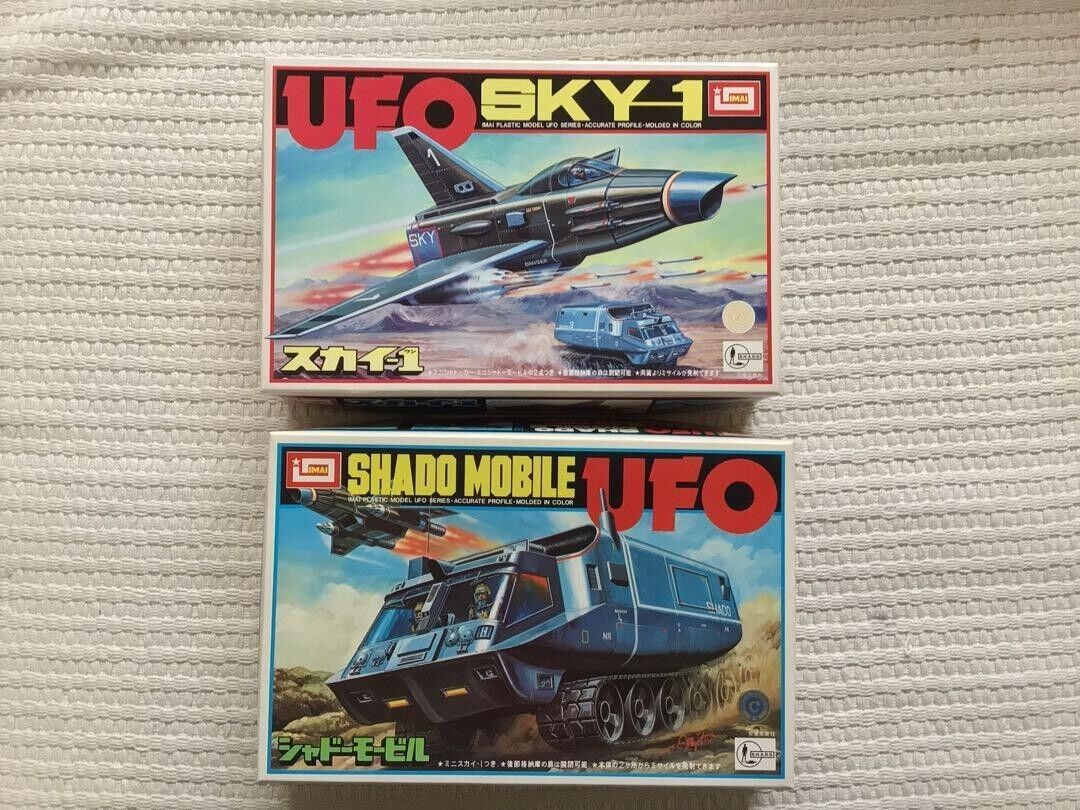 Imai UFO SHADO MOBILE SKT-1 Lot of 2 Plastic Model KIT 2002 Gerry Anderson - $139.80