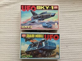 Imai UFO SHADO MOBILE SKT-1 Lot of 2 Plastic Model KIT 2002 Gerry Anderson - £109.93 GBP