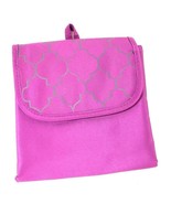 Von Maur Toiletry Travel Bag Accessory Case Purple Make-up Storage Hook Up - £9.16 GBP