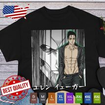 Eren Jaeger T Shirt Attack On Titan Tee Ecchi Japan Anime Manga SNK Kawa... - $17.99+