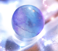 Haunted Oct 31ST 3000X Coven Cast Small Fluorite Ball Magick Witch CASSIA4 - £110.10 GBP
