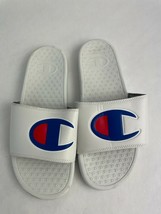 Champion Mens Flip Flops Super Slide Color White Size 10 US Model CPS10247M - £26.91 GBP