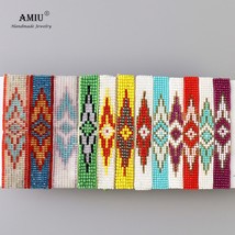 Handmade Package For Sale Bohemian Weave Beads Friendship Bracelet Woven Rope St - £27.15 GBP