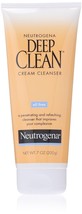 NEUTROGENA -DEEP CLEAN- Cream Cleanser (Oil Free) net. wt. 7 oz. -NEW- - £7.18 GBP