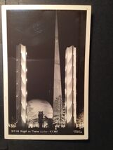 Night In Theme Center, New York Worlds Fair Postcard - Real Photo RPPC - $9.22