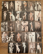 29 Vintage 1940&#39;s Mutoscope Arcade Pinup Card Las Vegas Show Girls Dancers - £61.26 GBP