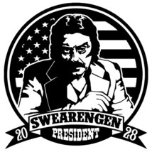 Al Swearengen for President 2028 sticker VINYL DECAL Democracy Vote Satire - $9.50