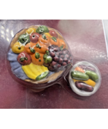 Holiday Time Nativity Accessories Fruit Vegetable Bowls NEW Vintage 90s ... - €13,30 EUR