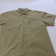 Columbia Sportswear AM7094 Men's Brown Button-Down Collar Short Sleeve Shirt L image 9