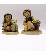 Goebel Hummel figurines Singing Lesson (TMK 2) and Chick Girl (TMK-5) - $39.60
