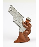 -1950s Barclay SOLDIER SHOOTING 3 BARRELLED GUN - $18.58 CAD
