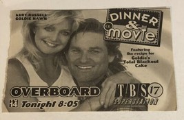 Overboard Vintage Tv Print Ad Advertisement Goldie Hawn Kurt Russell TV1 - £4.66 GBP
