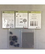 Stampin&#39;Up Lot of 5 Stamp Sets - See Photos - Valentine - Best Dad - Roses - £15.59 GBP