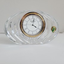 Vintage WATERFORD Crystal 6.5” Desk Mantel Clock with new battery Video - £51.98 GBP