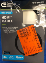 RG6 Coaxial Cable - 6ft - High Speed Digital Shielded - New Open Box - $5.93