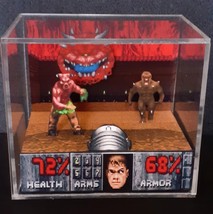 Doom - 3D Cube Handmade Diorama - Video Games - Shadowbox - £54.04 GBP