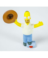 BURGER KING THE SIMPSONS HOMER AS TALKING COWBOY KIDS MEAL TOY FIGURE 2007 - $75.20 MXN