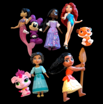 Disney Lot of 8 Assorted Characters Princess Palace Pets Encanto Mermaid... - $182.19 MXN