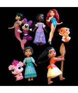 Disney Lot of 8 Assorted Characters Princess Palace Pets Encanto Mermaid... - $181.82 MXN