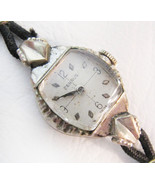 Vintage Ladies Benrus 10K White Gold RGP 17J Watch W/ 10K Gold RGP Clasp... - $79.19