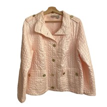 Womens Lightweight Pink Jacket Chicos Zenergy Lined top Size 2  US M - £26.90 GBP