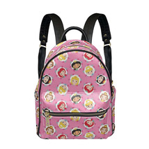 Cute Princess Kawaii in Pink PU Leather Leisure Backpack College School Daypack - £29.71 GBP