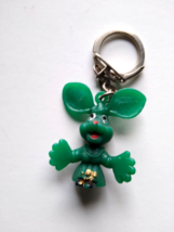 Topo Gigio Rosie Figure Keychain Ed Sullivan TV Show Green Mouse 1960's ... - $23.35