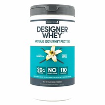 Designer Whey Protein Powder, French Vanilla, 2 Pound, Non GMO - £34.99 GBP