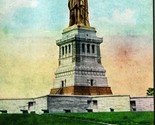 Statua Della Libertà New York Ny Nyc Unp Non Usato 1910s DB Cartolina C3 - £3.99 GBP