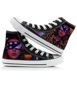 Stranger Things Joyce Eleven Mike High-top Print Canvas Shoes Male And F... - £31.24 GBP