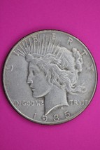 High Grade 1935 P Liberty Peace Silver Dollar Philadelphia Semi Key Date 53 - £46.46 GBP