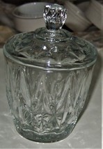 Covered Glass Sugar Bowl - £6.39 GBP