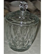 Covered Glass Sugar Bowl - £6.25 GBP