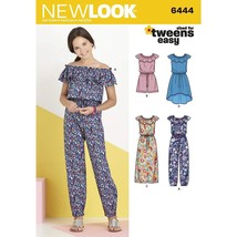 Patterns Girl'S Dress And Jumpsuit In Two Lengths Size A (8-10-12-14-16) 6444 - £15.97 GBP