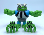 2018 Playmates Ben 10 Slapback 4&quot; Action Figure w two 1.5” Figures - £19.28 GBP