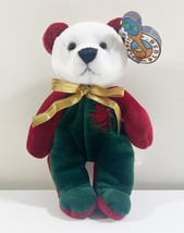 Planet Plush  1998 &#39;Merry The Christmas Bear Design By Sally Wing - $11.64