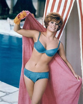 Jill St. John Sexy Blue Bikini 8x10 HD Aluminum Wall Art - £31.46 GBP