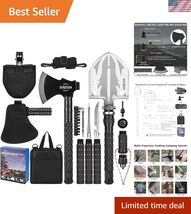 Survival Shovel Survival Axe, Camping Folding Shovels Hatchet with 19.2-... - $102.46