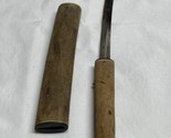 Vintage Miniature Handmade Wooden Handle Knife Katana Letter Opener KG JD - $9.89