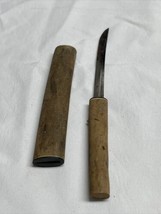 Vintage Miniature Handmade Wooden Handle Knife Katana Letter Opener KG JD - £7.77 GBP