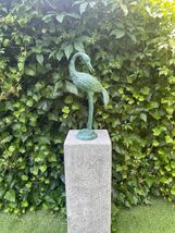 Graceful Crane – Bronze Sculpture. 23x13x47cm - 2.5Kg - €285,18 EUR
