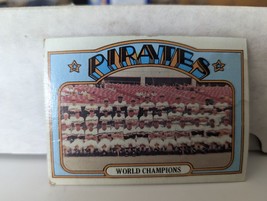 1972 Topps Baseball Team Pittsburgh Pirates #1 - $3.71