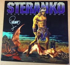 Jim Steranko Fantasy Art Calendar &#39;07 SIGNED Doc Savage Philip Marlowe Valkyrie - £47.46 GBP