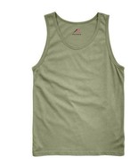 3XL OLIVE DRAB TANK TOP Tshirt Military Army Green Tee Shirt Rothco 6701 - $227.89 MXN