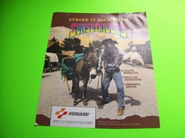 Sunset Riders Arcade FLYER Original 1991 Video Game Artwork Top Damage Vintage - £14.65 GBP