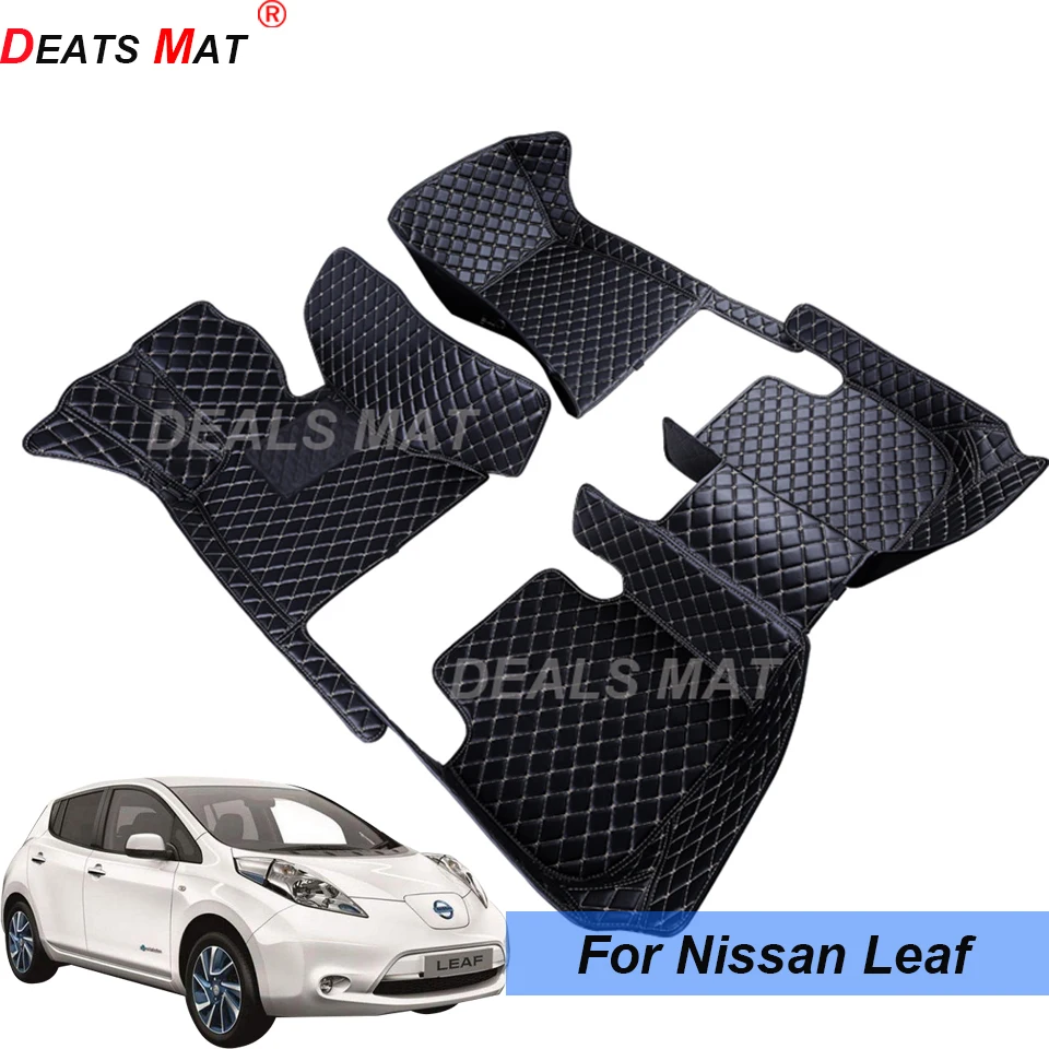 100% Fit Auto Car Mats With Pockets Floor Carpet Rugs For nissan Leaf 2014 2015 - £60.82 GBP+