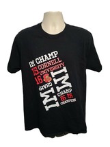 15 16 Cornell University IM Champ Adult Large Black TShirt - $332.91 MXN